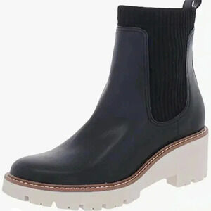 Steve Madden Womens Gus Lugged Sole Chelsea Boots